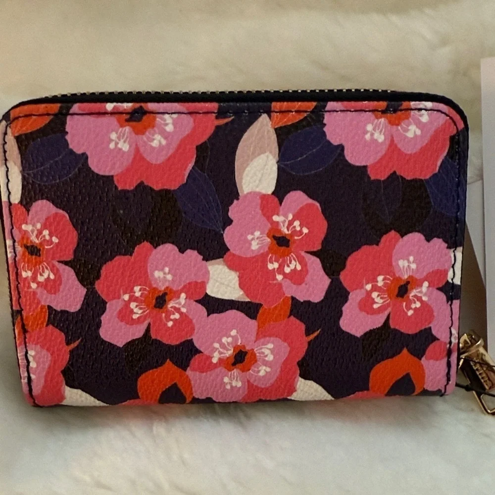 Trina Turk Pink and Purple Floral Wallet